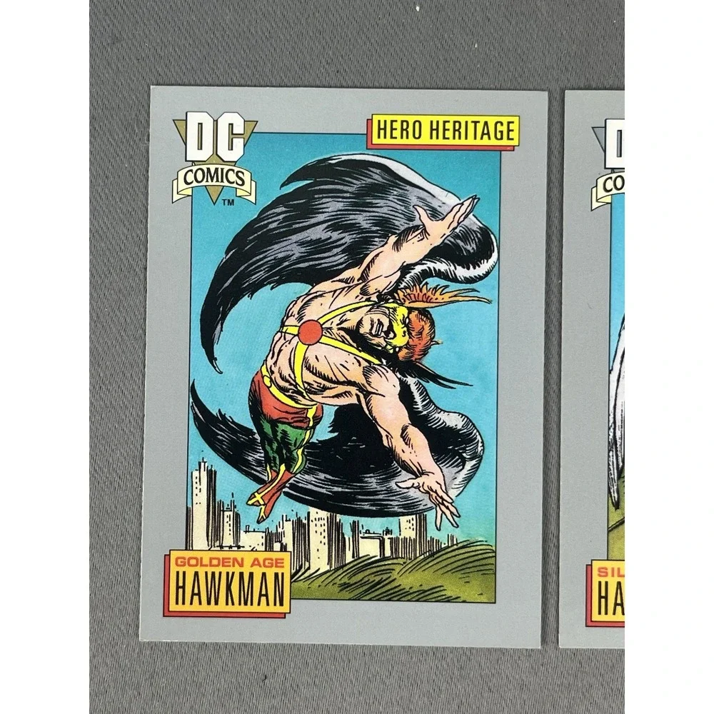 1991 DC Comic Cards HAWKMAN Hero Heritage Set Of 3‎